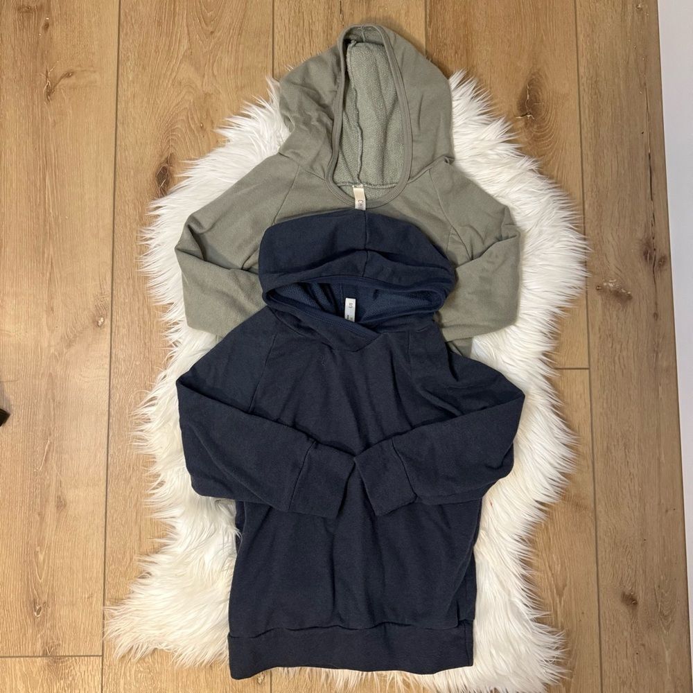 [Childhoods Clothing] Boys Navy and Olive Hooded Sweatshirt Set Bundle‎ - 8/9